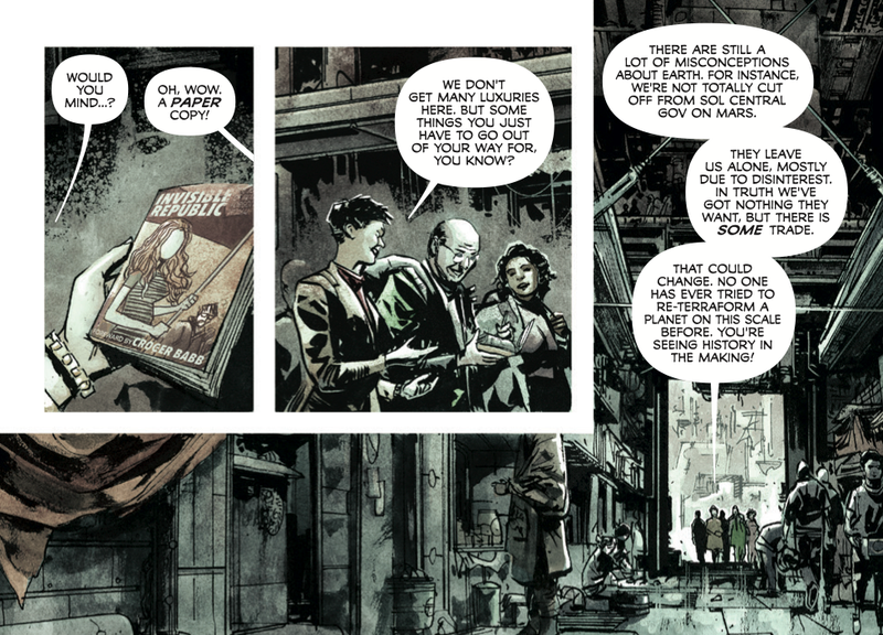 Illustration for article titled Interplanetary politics breed intrigue and suspense in Invisible Republic